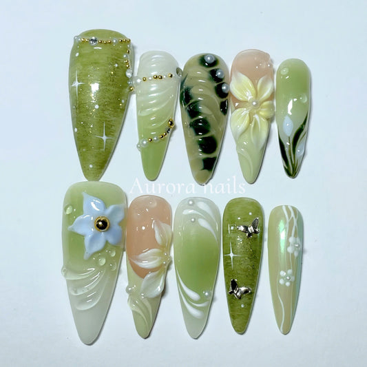 Green Botanical AR00039